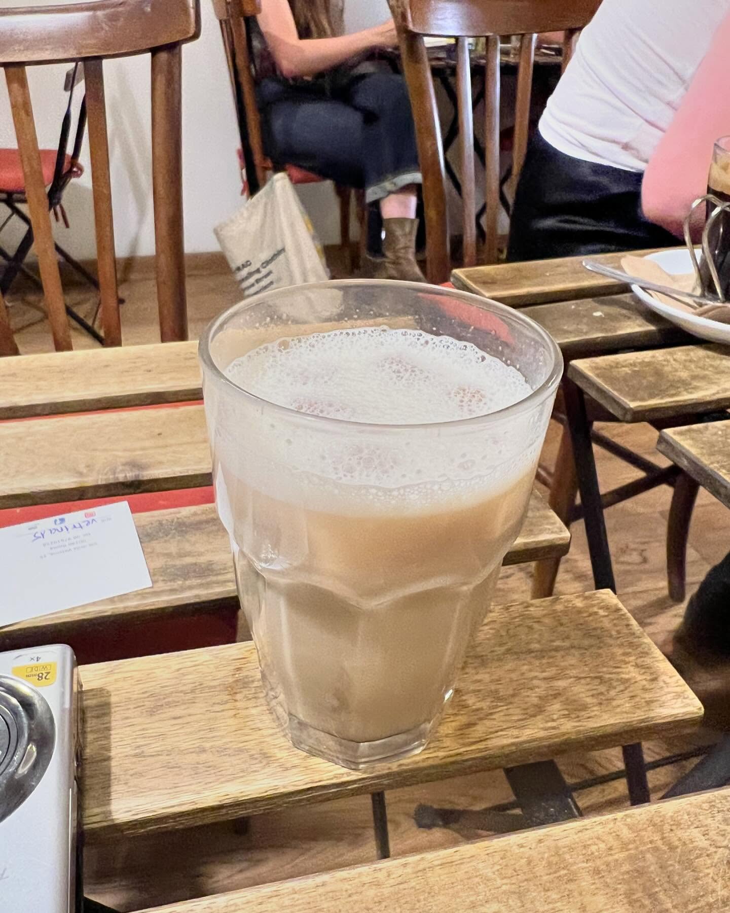 buongiorno! questo chai è di Ex Circus. non lo so che penso del tè… penso non mi piace.
anyway…. that was my italian of the day. i can’t do that anymore.
i knew this chai was not gonna be good. the mere fact that i had to try so hard to find it was enough to inform me that it was going to be bad.
though, they had a whole chai menu, so i thought, maybe, it would be okay.
it’s not! i’m not fond of it! it’s really not great.
just looking at it, you can see that the color is too light. it’s so watery! in both consistency and flavor. there’s a hint of chai flavor, but i have to really dig within myself to find it.
imagine this: your friend is drinking a chai, you’re drinking nothing. you had the option to also get one, but you declined. however, your curiosity is all consuming. you can’t help it. as your friend takes a hefty sip, you ask for a taste. you think they’re gonna hand you a cup. however, to your horror, they nod furiously, and start swishing it around in their mouth. what are they doing? good god, what are they doing? you gasp in horror, shaking your hands to perhaps quell their swishing and gargling. your friend takes that opportunity to spit the chai into your open mouth. they spit with such a high velocity that you can’t help but taste and swallow it.
that’s what it tastes like!
2/10.
italy is a coffee country.
(it gets a point for the cute ass dog roaming the cafe. otherwise, it’s a natural 1).