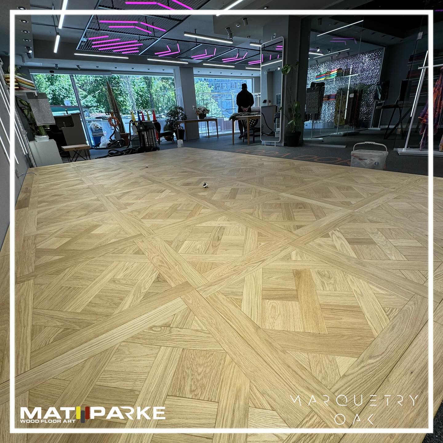 Bespoke atölye özel imalat Meşe karo Marküteri 🌲