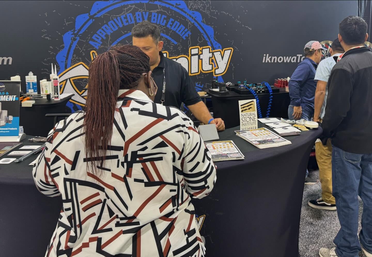 A little late but hey Coverings ATL! We will leave the photos of a certain someone with a waitress out!