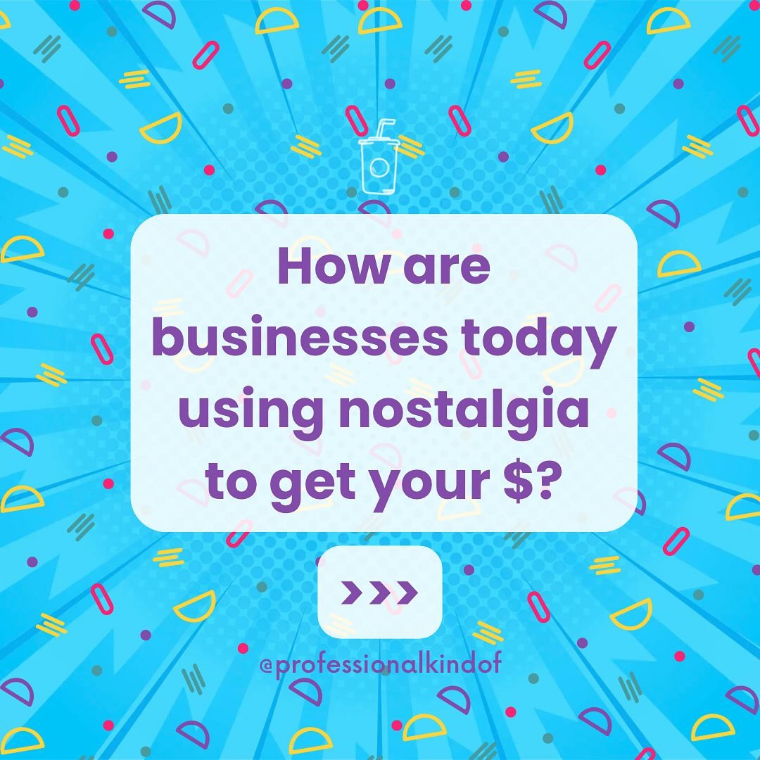 Around the same time we began “throwing back Thursday”, Millennials and Gen Z began looking for nostalgia in the little things.
But today, we’re witnessing the integration of so-called “throwback culture” in nearly every B2C industry.
Media and corporations want to take that warm fuzzy (predictable) feeling you get when you remember your childhood and channel it into the products they’re trying to sell you today. And spoiler alert: it’s working.
In my latest blog, I talk about how The Nostalgia Factor is being used in marketing today and whether it's a skeezy tactic or a genuine way to make life in the 2020s a little more enjoyable.
Link in bio.
#marketing #digitalmarketing #nostalgia #2000s #y2k #90skid #90snostalgia #newblog #blogpost #writersofinstagram #9to5 #corporatelife #professional #professionalkindof