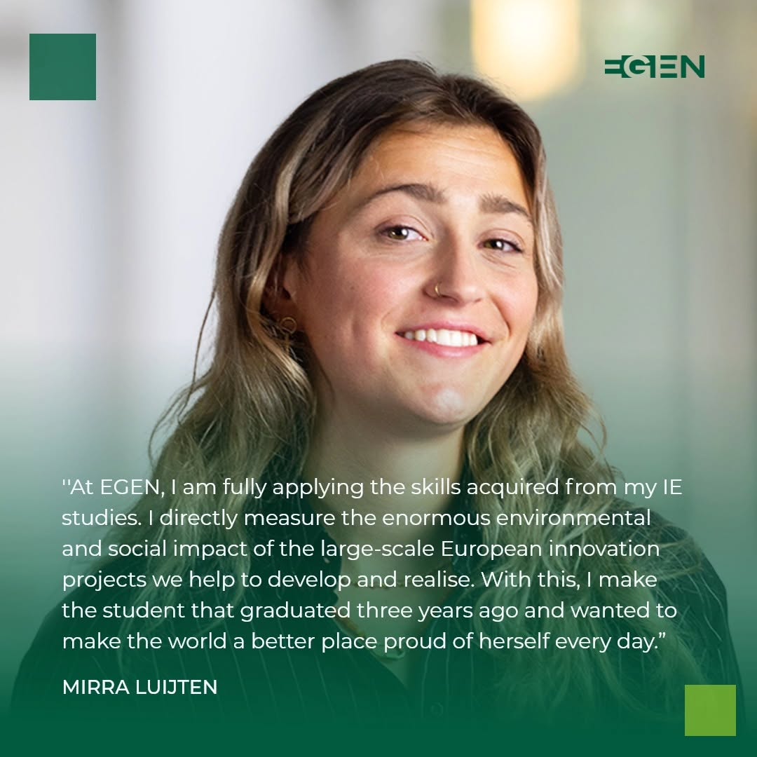 IE Alumni Success Stories: Propel Green Innovation with EGEN! 🌱
Are you ready to make an impact? Our partner EGEN is always looking for people who are as motivated as they are to accelerate green innovation. These alumni are already working for EGEN and are eager to share their experiences.
EGEN will also be attending our career event in May. Feel free the hop by! Already curious about their career opportunities? Check out the website: www.egen.green
Together for a better world. 🌎
#Impact #Sustainability #GreenInnovation #consultant #JobOpportunity