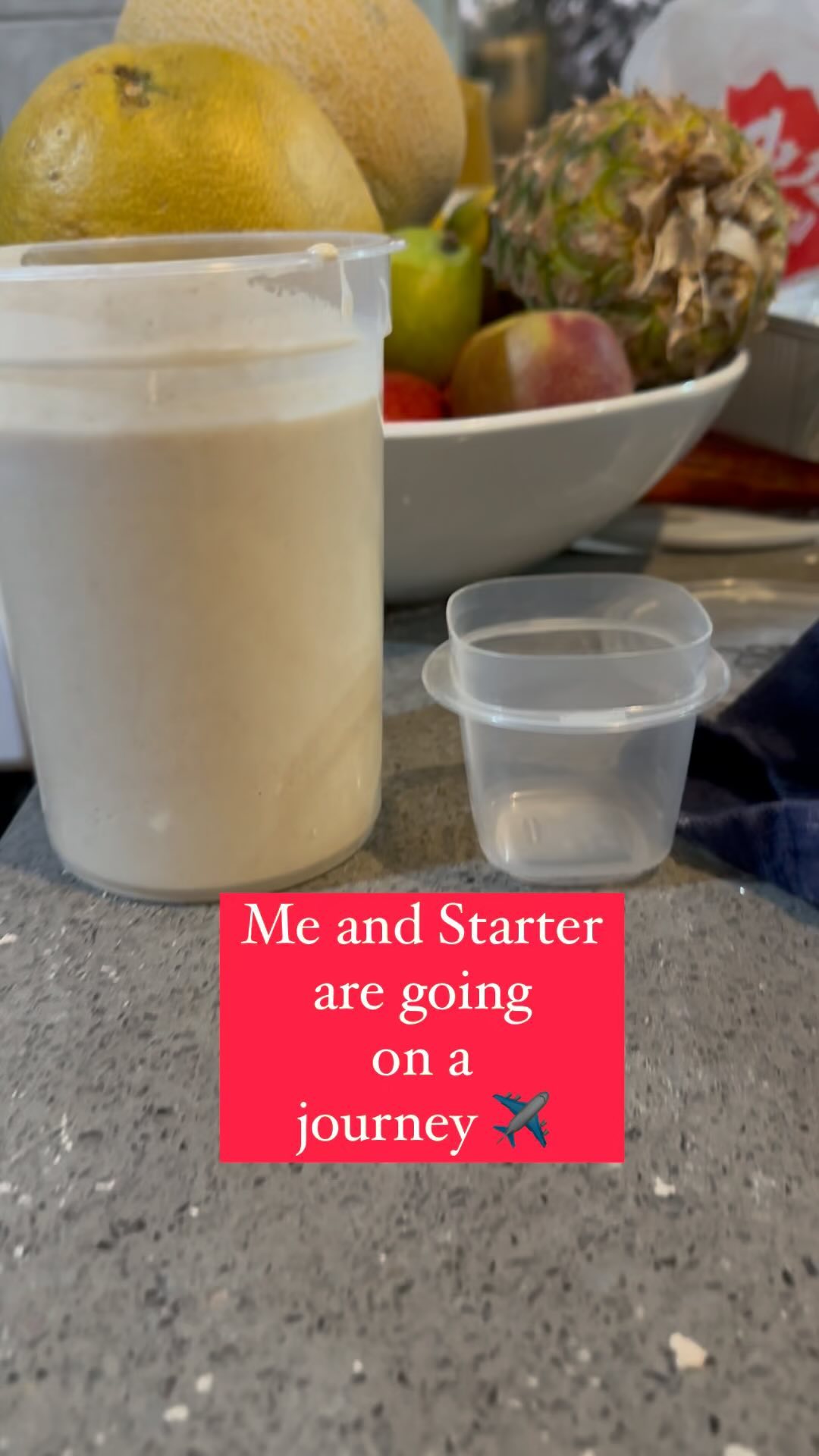This should be interesting!!
Stay tuned ✌🏻
#sourdough #sourdoughstarter #sourdoughjourney