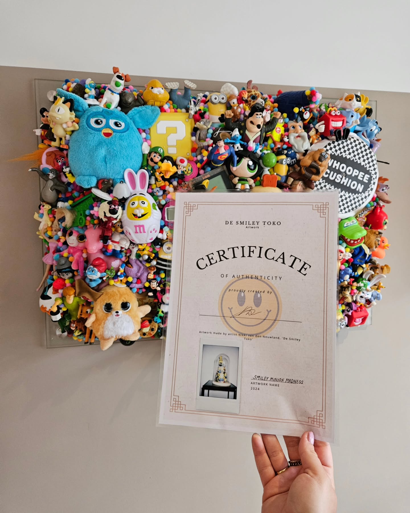 Bij alle werken meegeleverd 🙌🤡
#artist #popart #toys #toystory #disney #disneygram #winniethepooh #mickeymouse #minions #tekoop #forsale #kinderkamer #kinderspeelgoed #woondecoratie #wooninspiratie #spongebob #kunstwerk #kunst #speelgoed #kinderkamerstyling #kinderzimmer #kinderkamer #kinderspeelgoed #vintage #vintagespeelgoed #macdonalds #furby