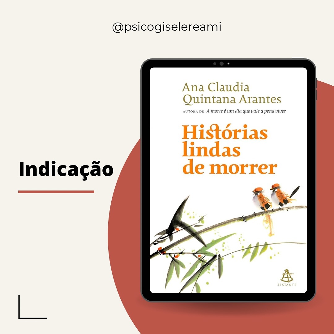 Aproveitando o gancho que ontem foi instituída a Política Nacional de Cuidados Paliativos, também início minha série de indicações de livros com essa obra que me emocionou do começo ao fim…
O livro da @anaclauquintanaarantes é um dos melhores que já li. Trabalhar com cuidados paliativos é um tremendo desafio, mas quanta vida há no paliativo!
Este livro faz parte de uma coleção com outros dois livros (“A morte é um dia que vale a pena viver” e “Para vida toda valer a pena viver”)
Uma indicação pessoal e profissional - Falar de morte é falar de vida! 🤍
#cuidadospaliativos #psicologia #historiaslindasdemorrer #livro #indicaçao #luto