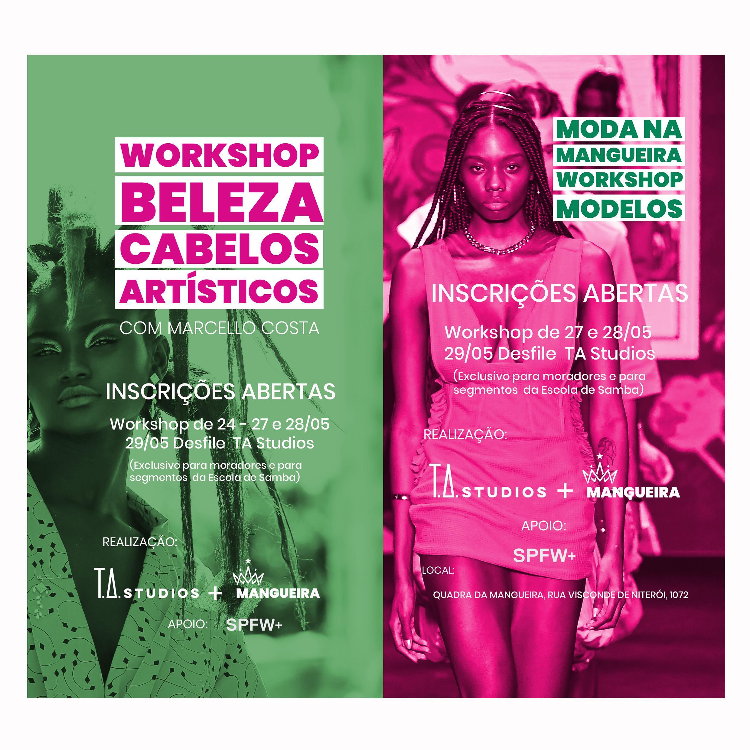 🌟 É com grande orgulho que anunciamos dois workshops incríveis promovidos pela TA Studios, visando transformar vidas e inspirar a comunidade da Mangueira! @mangueira_oficial 🌟
✨ Hoje começou o nosso workshop de Cabelos Artísticos, facilitado pelo renomado Marcello Costa @bymarcellocosta, um nome internacionalmente reconhecido na beleza fashion das principais semanas de moda. Este evento é mais do que uma simples aula; é uma celebração da criatividade e da identidade, trazendo esperança de dias melhores para todos os participantes. ✨
👠 👞 Em breve, teremos o workshop de Modelos de Passarela, facilitado pela Atto Agência de Modelos, @attomgt que veio diretamente de São Paulo para o Rio de Janeiro especialmente para este evento. Este curso proporcionará habilidades essenciais para o mundo da moda, incluindo técnicas de passarela, postura, confiança e presença de palco. 
Estamos empolgados com o impacto positivo que esses workshops terão e continuaremos a apoiar iniciativas que promovam o crescimento e o desenvolvimento pessoal e profissional de nossa comunidade. 💫
#TAStudios #CabelosArtísticos #ModelosDePassarela #ComunidadeMangueira #Esperança #FuturoPromissor #Transformação #Moda #Beleza #MarcelloCosta #AttoAgênciaDeModelos