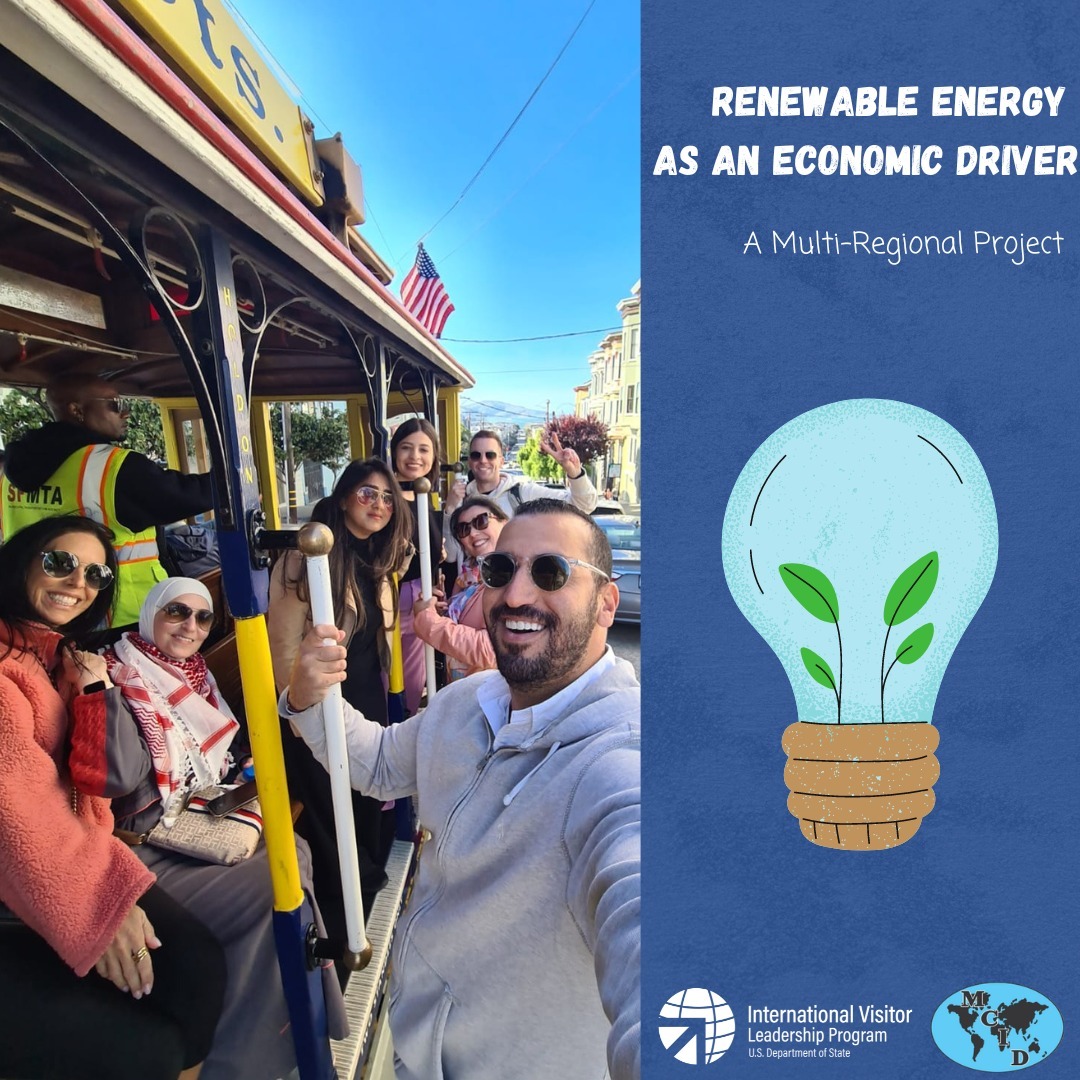 Earlier this month, MCID said goodbye to 16 international visitors from all over the world who came to the US for an #ivlp project titled “Renewable Energy as an Economic Driver.” While in the States, the group visited Washington, DC, Burlington, Vermont, San Francisco and Sacramento, California, Houston, Texas, and Cincinnati, Ohio. In each city, the visitors talked about the clean energy transition with their U.S. counterparts, discussing the energy policies and technologies that make this transition possible. MCID would like to thank our CBM partners @vermontcouncilonworldaffairs, @globaltiessf, @globaltiessac, @globalaustin, and @globalcincynky in making this such a successful project!
#energytransition #renewables #cleanenergy