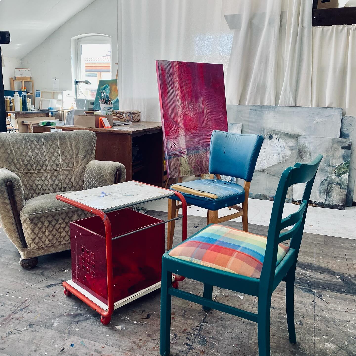 #wohlfühlort #zeitfürmich #studio #raumfürkunst #artist