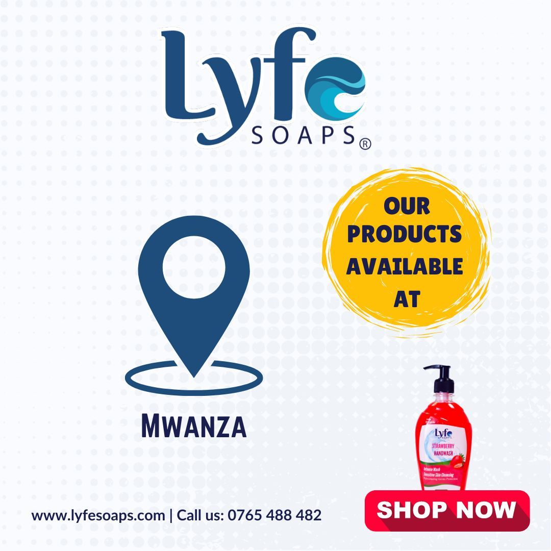 Mwanza tupo! Pata bidhaa za usafi kutoka @lyfesoaps kutoka supermarkets hizi!
Furahia Lyfesoaps ukiwa Mwanza!
#lyfesoaps #chagualyfesoaps #bingwawausafi