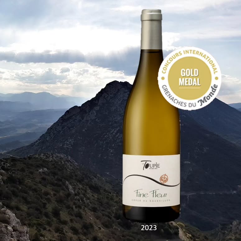 Médaille d'or pour le millésime 2023 de Fine Fleur au concours des Grenaches du Monde 2024.