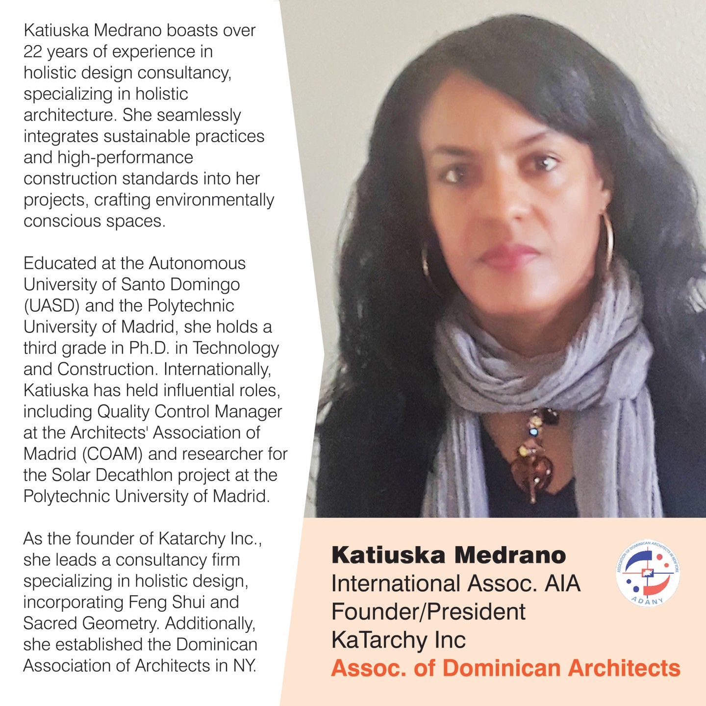 Join us at #AIA24 this Thursday, June 6th from 10:30 am to 12:30 pm for our panel discussion "Building Alliances: Learning from the Latinx experience" and meet Katiuska Medrano from adanyassociationorg
This is a great opportunity to learn from her experience, don't miss out!
