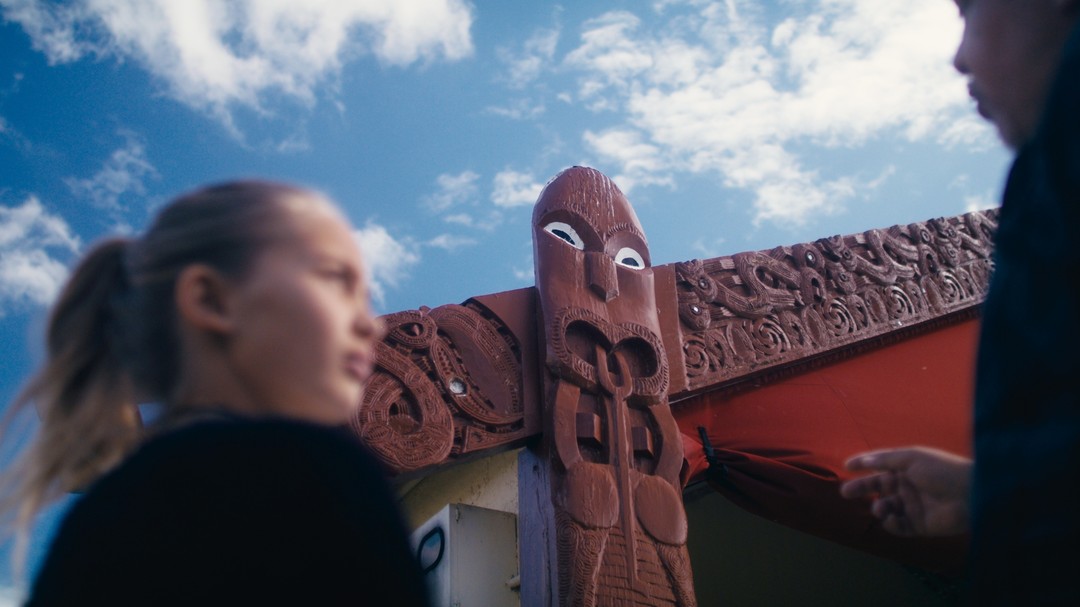 Still from Tō Te Wai A short film about conflicting identities directed by the talented @geemayruss