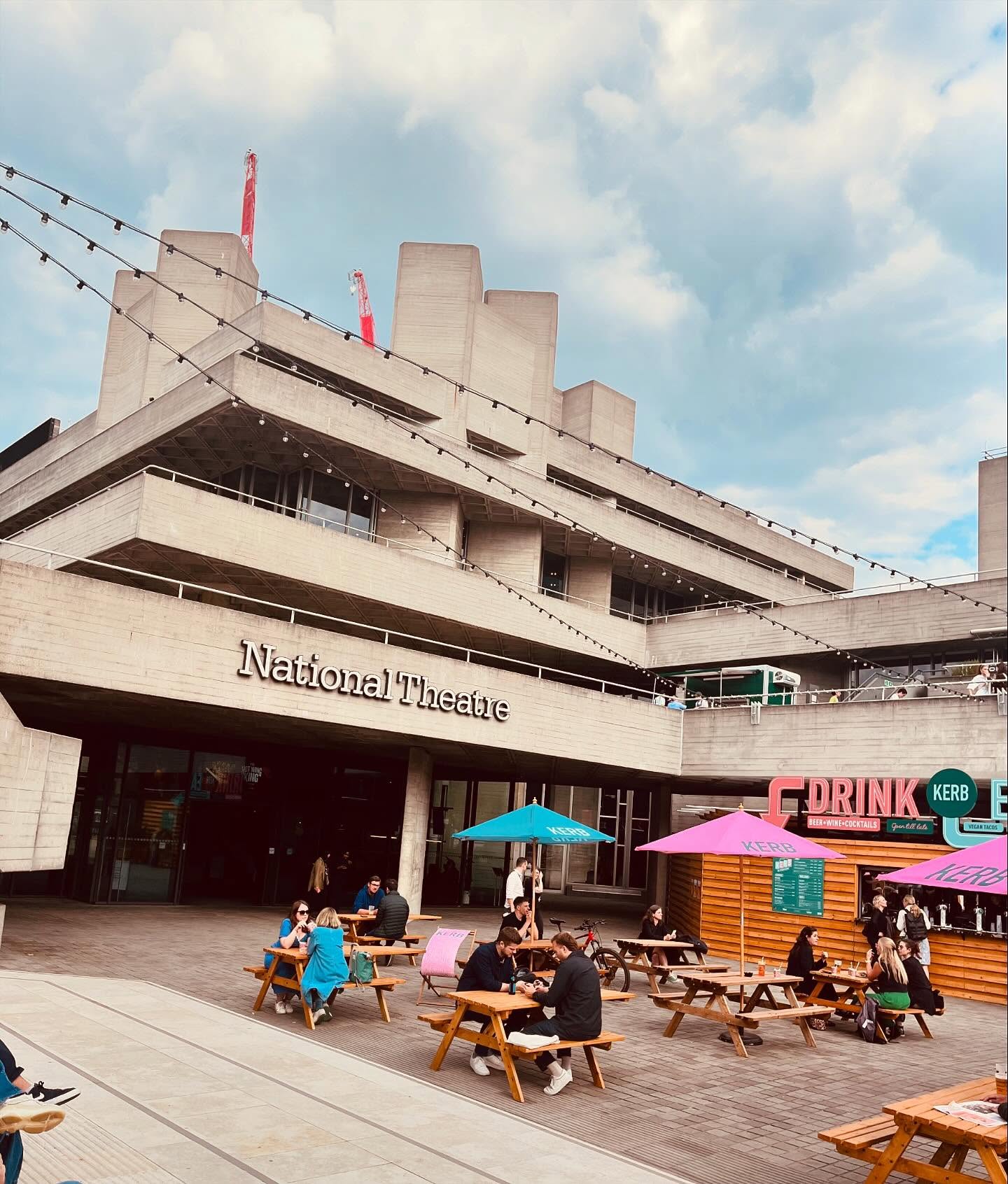 Fab school trip to The National Theatre to meet the Voice department and practice coaching in The Lyttelton Theatre!