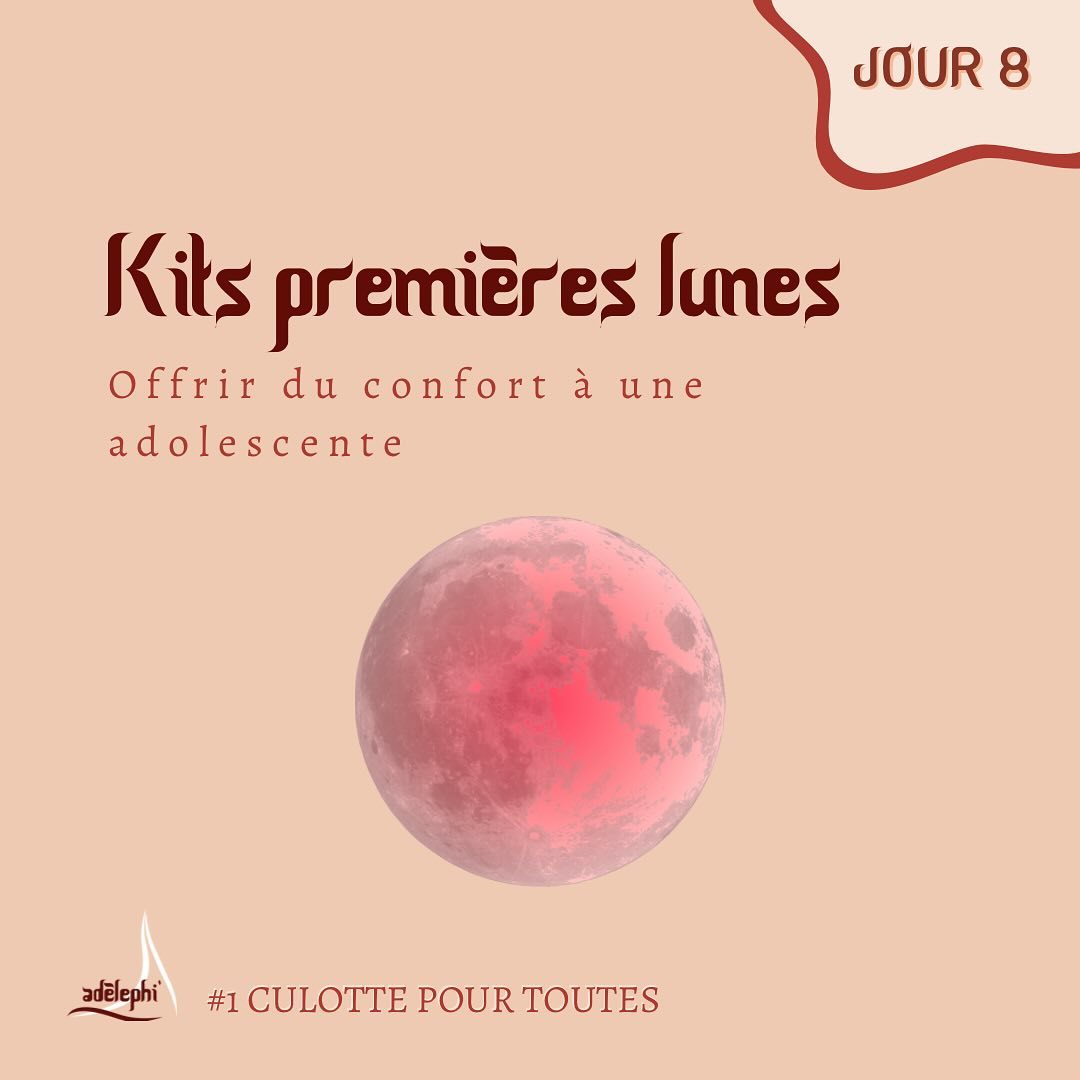 Découvrez le kit menstruel ‘Premières Lunes’ destiné aux jeunes filles ! 🌘
Ce kit comprend tout ce dont une jeune fille a besoin pour vivre ses premières règles en toute sérénité :
- Une pochette upcyclée et brodée, pour transporter discrètement ses protections.
- Une culotte menstruelle bio, confortable et respectueuse de l’environnement.
- Une serviette réutilisable bio, pour une protection fiable et durable.
- Un livret informatif, créé avec amour par l’équipe adèlephi’ en partenariat avec @thefariesmethod . Il est dessiné par nos Adèlephettes, bénévoles et stagiaires, afin de fournir des informations claires et utiles sur les règles.
La valeur totale de ce kit est estimée à 40€, mais grâce à nos partenaires (notre couturière individuelle Edith et les équipes incroyables de @slowen.fr @stelina.ch et @afriska.ch) ce prix est bien inférieur à sa valeur réelle.
Vous pouvez soutenir une jeune fille en lui offrant ce kit pour 40 €/40 CHF. Votre don permettra à une adolescente de vivre ses premières règles en toute dignité et en recevant les informations nécessaires pour comprendre ce moment important de sa vie. Ensemble, faisons une différence ! 💕
Collecte :
🔝 LIEN EN BIO 🔝
#1CulottePourToutes #précaritémenstruelle #DonnerPourAgir #Adelphité #AdèlephiNGO #Soutien #Solidarité #Collecte #Campagne