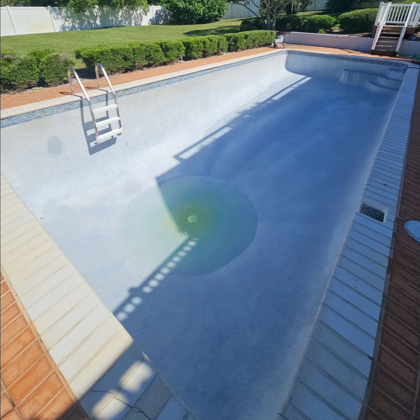 Green to clean and acid wash for this client. 3 hours start to finish.