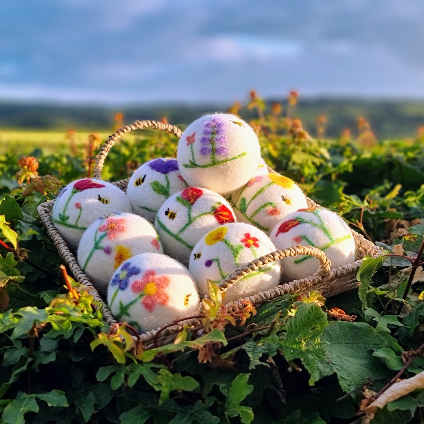 Wildflowers of Dartmoor ~ Fully Woolly Dryer Balls
#Britishwool #Needlefelting #Wetfelting #Sheep #Wool #Felting #Laundry #HandmadeInDartmoor #EcoFriendlyLaundry #BritishMade #WoolDryerBalls #LocallySourcedWool #ReduceReuseRecycle #LoveDartmoor #MadeinDevon #nature #photooftheday #love #wildflowerseason #wildflowers
