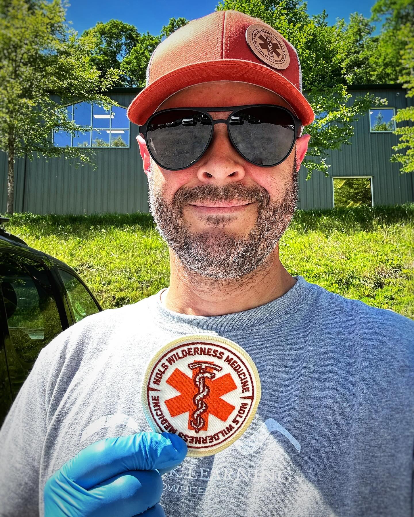 Two years ago I designed the logo for Apex Guitar Rescue based on the iconic symbol used for wilderness first responders and search and rescue. Today, after training for the past week in the mountains of western NC, I am officially certified as a Wilderness First Responder. Now I can save people as well as guitars! โ๏ธ