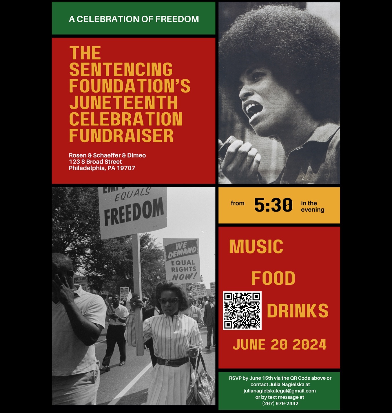 5 more days left until the RSVP deadline! Have you RSVP’d yet?
#criminal #justice #lawresource #restorativejustice #judges #sentencing #supervision #legalsupport #nonprofit #crimereduction #massincarceration #criminaljusticereform #reform #realchange #TheSentencingFoundation #TSF #juneteenth