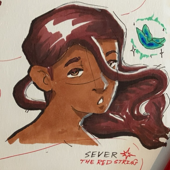 Gwen Sketch | SEVER : The Red String
More sketches!! Also new alcohol markers?? kinda cool I guess