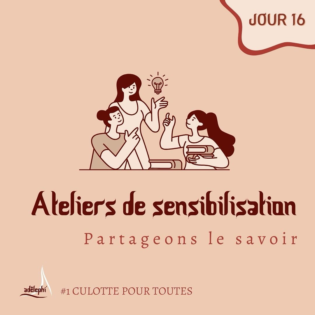 🌸✨ Chez adèlephi’, nous croyons en la puissance de l’information et de la pédagogie pour engager un dialogue autour de la santé menstruelle. C’est pourquoi nous organisons des ateliers de sensibilisation où nous partageons des connaissances sur les cycles naturels et répondons aux questions importantes. 🩸💬
🌟 Le 12 juin dernier, nous avons eu le plaisir de mener un atelier enrichissant auprès de l’association AJJ Tremplin Championnet à Saint-Julien-en-Genevois. Ensemble, nous avons exploré la cyclicité des êtres, évoqué sans honte les glaires cervicales et partagé des conseils pour vivre mieux ses cycles. 💡💬
💖 Ces moments d’échange sont précieux et nous sommes reconnaissantes de pouvoir contribuer à informer et éduquer notre communauté. Merci à tous ceux qui participent à ces ateliers et qui rendent cette expérience possible ! 🙏💫
Collecte : 🔝 LIEN EN BIO 🔝
#1CulottePourToutes #précaritémenstruelle #DonnerPourAgir #Adelphité #Solidarité #collectedons