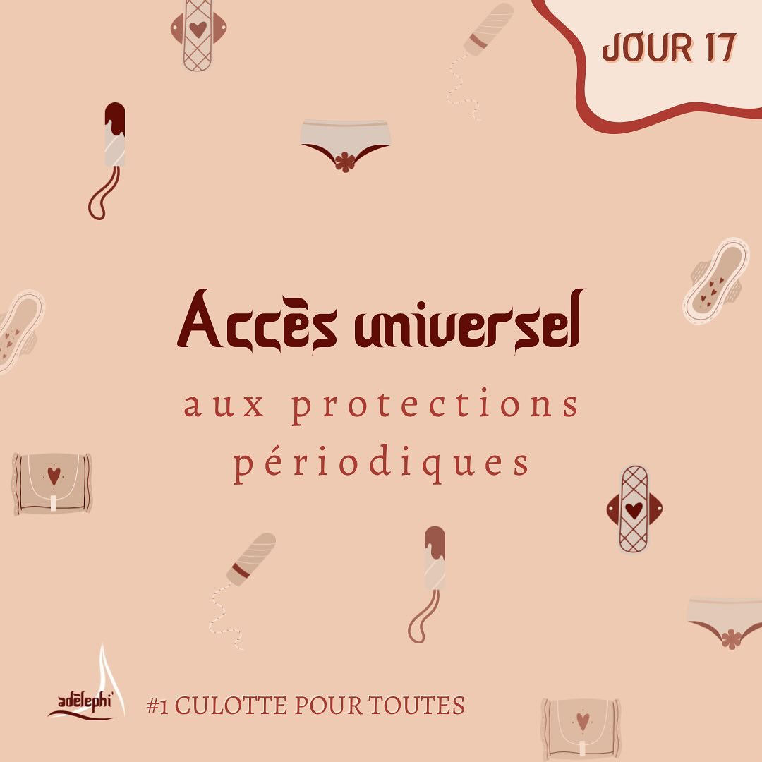 🌍 Pour un accès universel aux protections périodiques ! 💫
Chez adèlephi’, nous partageons une vision où l’hygiène menstruelle est un droit fondamental, accessible à toutes les personnes menstruées, sans exception. Nous aspirons à un monde où l’achat de protections périodiques est pris en charge par le système de santé national, reconnaissant ainsi leur importance vitale pour la santé féminine. 💪
En attendant que cette réalité devienne la norme, nous agissons concrètement en distribuant des kits menstruels aux personnes menstruées qui ne peuvent pas se les procurer. Chaque geste compte dans notre combat pour l’équité et l’accessibilité universelle des protections périodiques. 💖🩸
💬 Rejoignez-nous dans cette lutte pour un avenir où chacune peut avoir accès à des produits menstruels sans contrainte financière. Ensemble, œuvrons pour un changement positif et durable !
Collecte : 🔝 LIEN EN BIO 🔝
#1CulottePourToutes #précaritémenstruelle #DonnerPourAgir #Adelphité #AdèlephiNGO #Soutien #Solidarité #Collecte #Campagne #DignitéMenstruelle #ÉgalitéDesSexes
###
Les règles demeurent un sujet intime et souvent tabou, un domaine où la discussion est souvent évitée par pudeur ou par gêne. De la même manière, la précarité reste trop souvent cachée, motivée par la honte, la timidité ou simplement le désir de préserver sa dignité. 🤔💬
Ces deux réalités s’entremêlent et se nourrissent l’une de l’autre : le silence autour des règles maintient dans l’ombre la précarité menstruelle, tandis que cette dernière complique l’accès aux produits périodiques, perpétuant ainsi le tabou. 💔
Il est grand temps de rompre ce cercle vicieux en libérant la parole sur les règles et en s’engageant activement contre la précarité menstruelle. Ensemble, engageons le dialogue, sensibilisons et agissons pour un accès équitable à des produits menstruels pour toutes ! 💪🩸
Collecte : 🔝 LIEN EN BIO 🔝
#1CulottePourToutes #précaritémenstruelle #DonnerPourAgir #Adelphité #Soutien #Solidarité #Collecte #Campagne #ParlonsEn