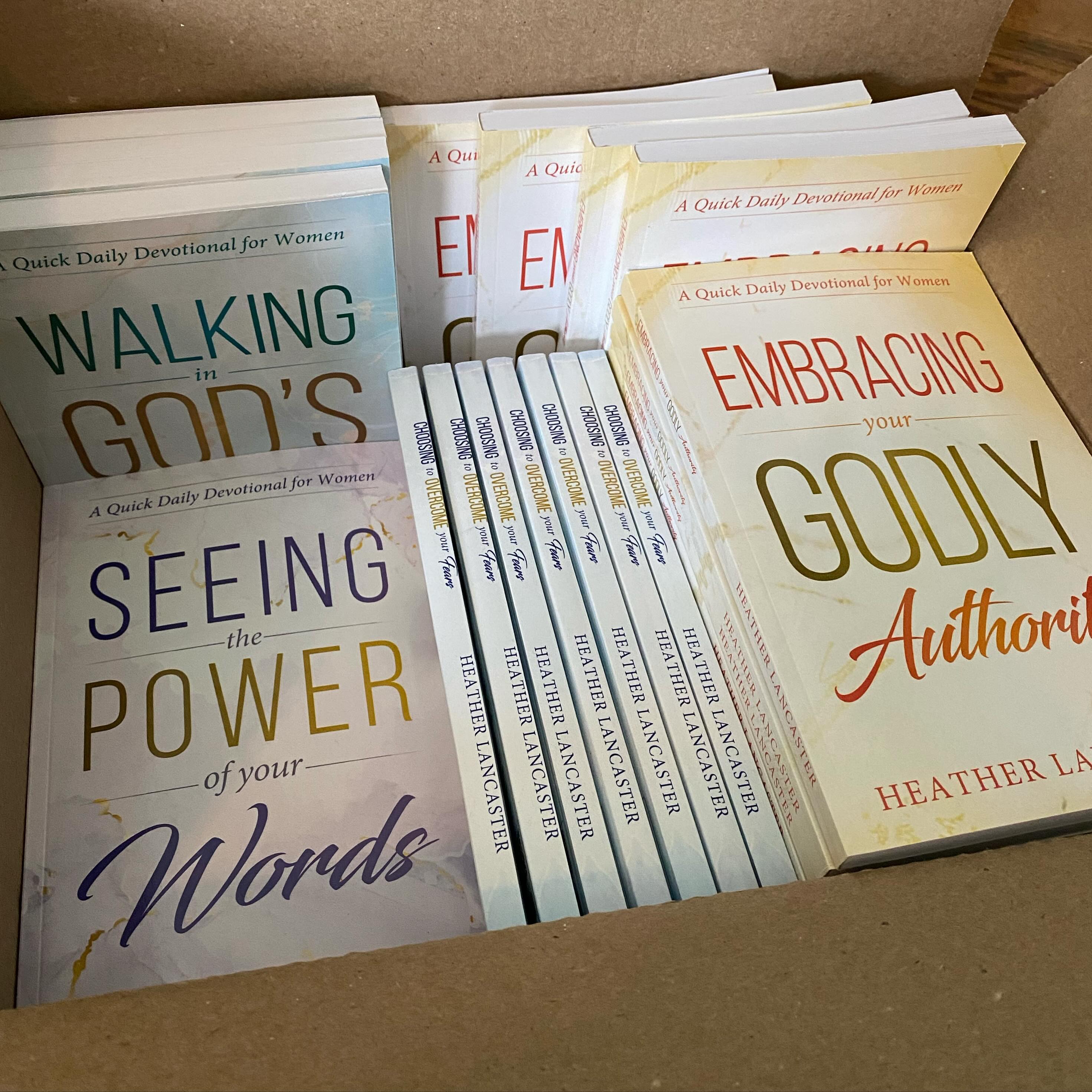 All stocked up for anyone that buys their books directly from me. Including plenty of copies of the latest book!