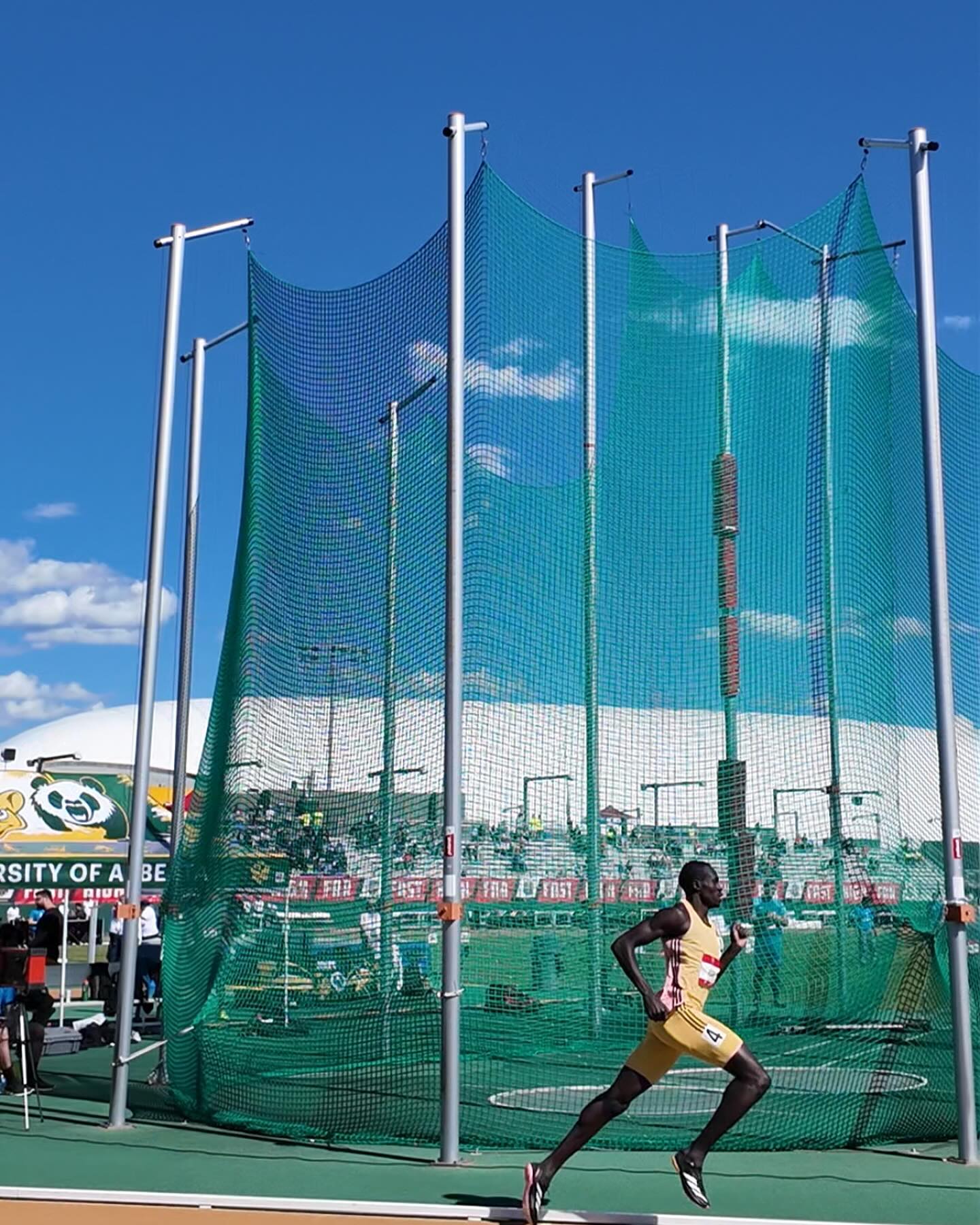 When the world champion runs in your city! @marco_arop
#yegtrack #yegtrackandfield #800m