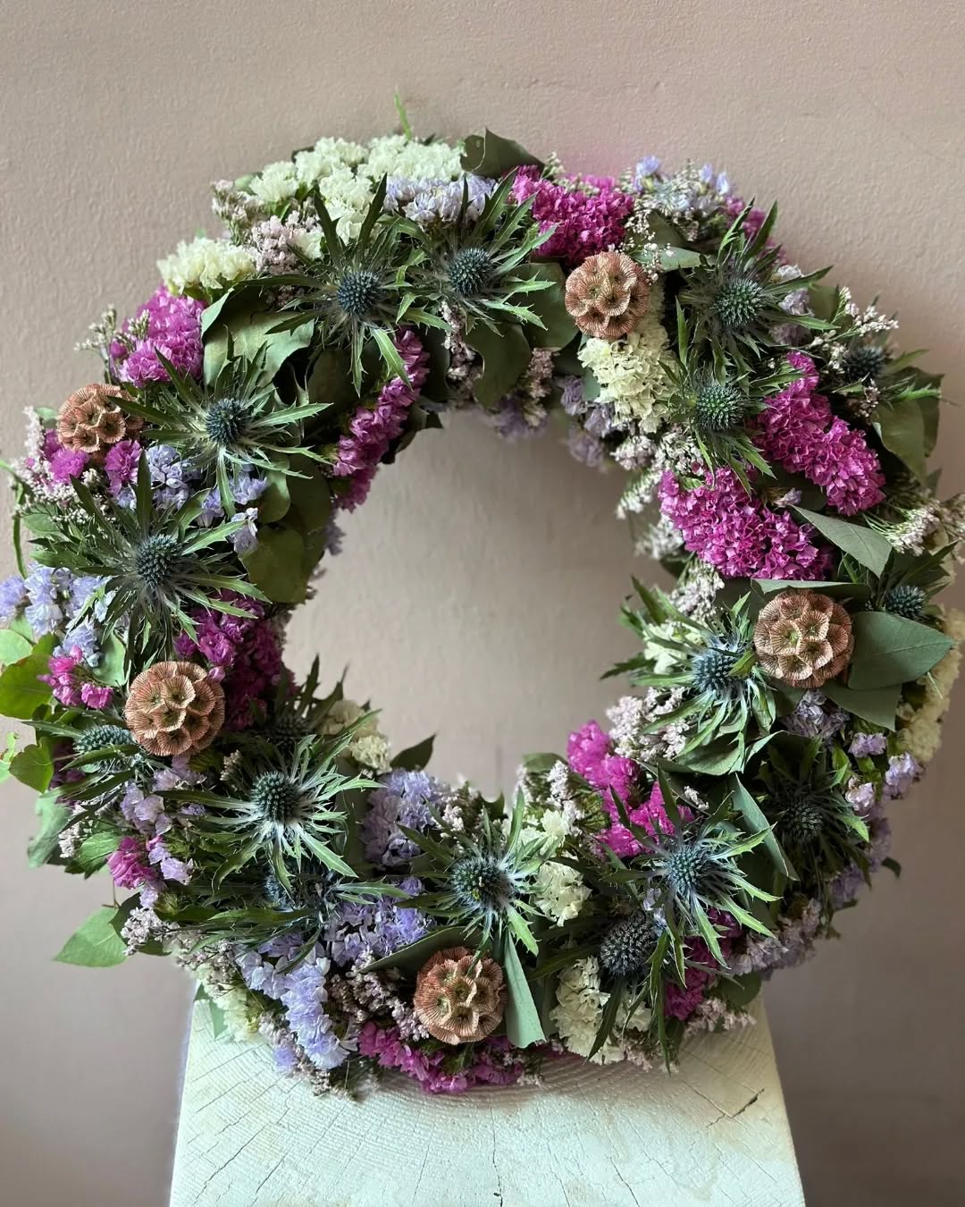 Trockenblumen Kranz