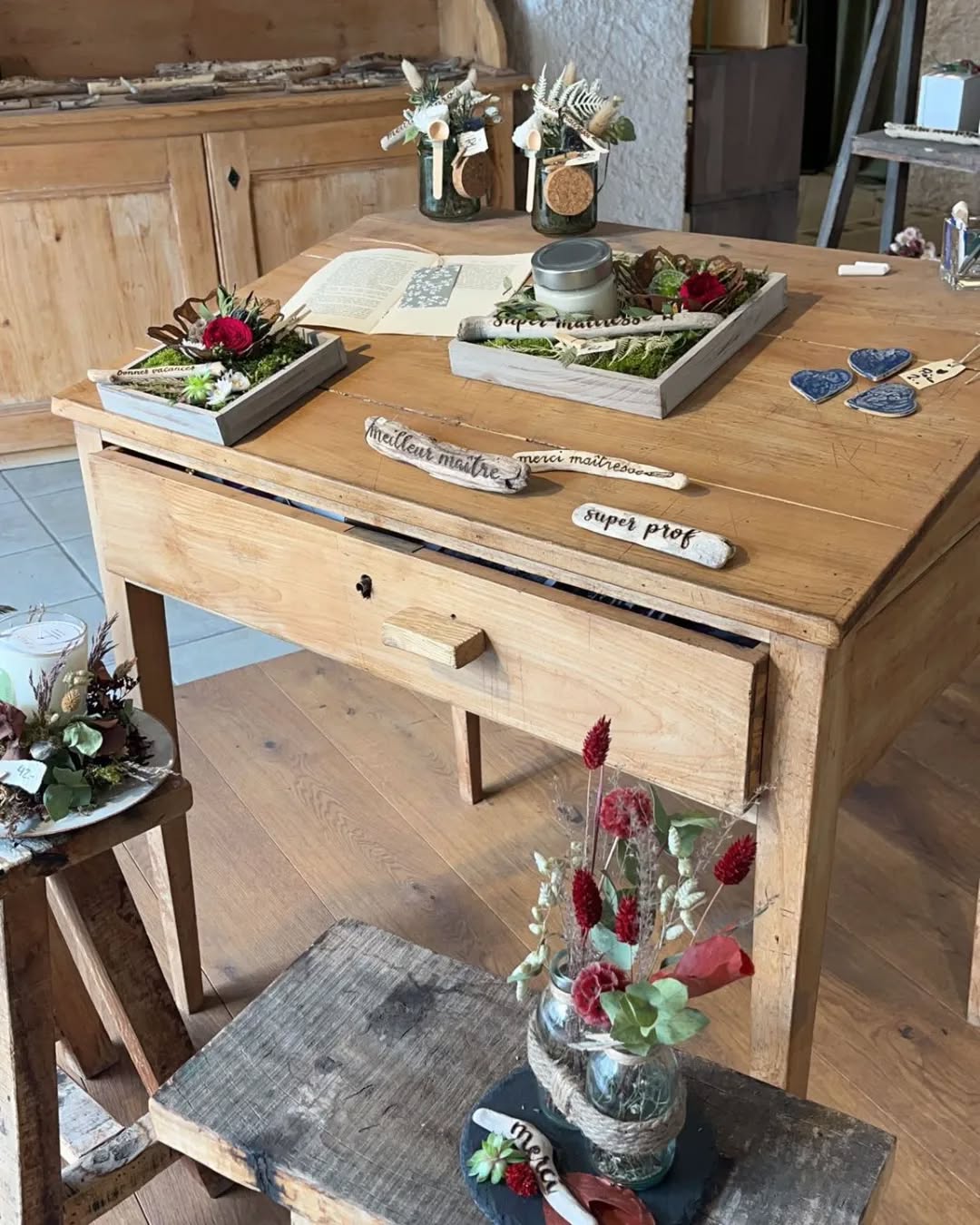 Des petites choses à offrir aux maîtres et maîtresses