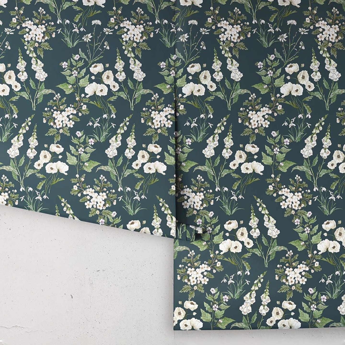 Garden Delight
The enchanting Garden Delight design shows a delicate interplay of moonlit whites and subtle cream floral motifs creating a serene design that evokes a sense of calm and purity. Poppies, foxgloves, hawthorn blossoms, snowdrops and mallows are just some of the botanical elements delicately illustrated in this design bringing the essence of a moonlit garden indoors. The timeless elegance and neutral tones make it a versatile choice for any room, providing a canvas for both modern and classic styles.
Garden Delight is available in 7 different colour ways Dusty Blue, Dusty Pink, Linen, Slate grey, Emerald, Navy & Stone
My wallpaper designs are available to purchase Worldwide from @miltonandking
Sourced from FSC Certified Forests and printed with water-based ink. Non-wovens are earth friendly, and totally 100% vinyl-free. #wallpaper #floralwallpaper #hackneyandcodesign #timelessdecor #classicdecor #classicinterior #interiordesign #homegoals #classichome #heritagehome #dailydecordose #newwallpaper #designinspo #inspoforyourhome #interiorinspo #botanicalhome #FloralWallpaper #Wallpaperwednesday #Wallpapertrends2024 #antiquestylewallpaper #Vintagewallpaper #miltonandkingwallpaper #cottagecoredecor