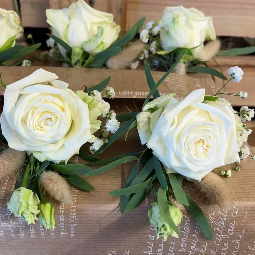 Boutonnières des garçons d'honneurs