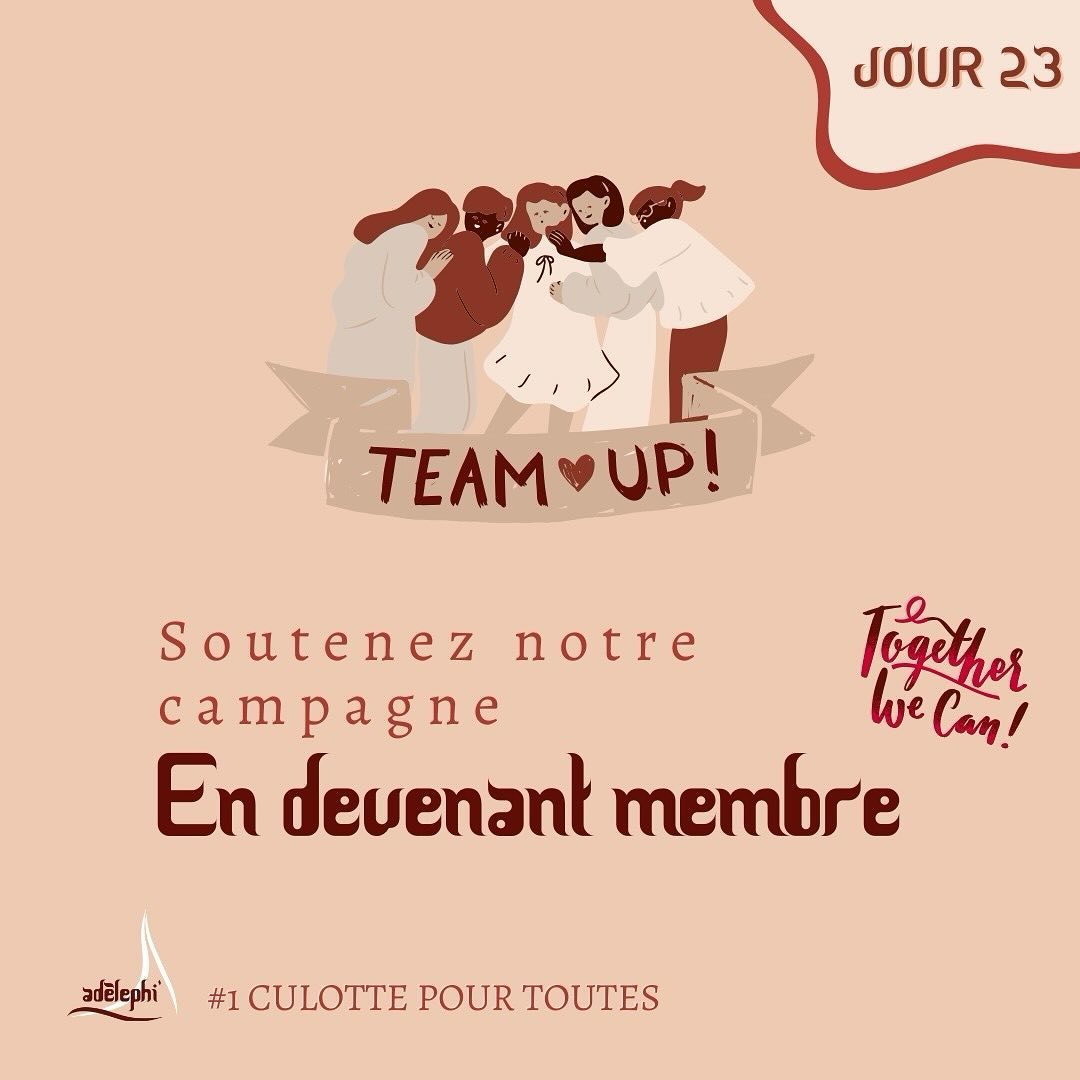 🗳️ Rejoignez la Mobilisation Citoyenne ! 🌟
La puissance de la mobilisation citoyenne, c’est notre force. Plus nous sommes nombreux, plus notre collectif pèse sur l’échiquier politico-social pour lever des fonds et organiser des actions concrètes.
Devenir membre, c’est donner sa voix à une cause essentielle. Ensemble, nous pouvons lever durablement la précarité menstruelle 💪🏽
Chaque voix compte, chaque membre renforce notre impact. Rejoignez-nous et aidez-nous à créer un changement significatif. Ensemble, nous pouvons faire la différence ! 🌍❤️
👉🏽 Envoie nous ta demande par MP ou par mail à info@adelephi.org
✨ En plus, l’adhésion est gratuite jusqu’aux 18 ans!
#1CulottePourToutes #MobilisationCitoyenne #Adèlephi #PrécaritéMenstruelle #EngagementCitoyen #SolidaritéMenstruelle