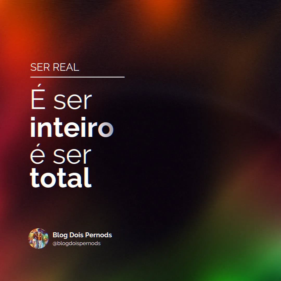 "Num mundo cheio de ilusões seja você. Seja real, seja total.
🏷 TAGS: @a.p.a.l.c.a #acolhimento #blog #blogger #pensamentos #poesia #reflexões #psicologia #filosofia #filosofiamoderna #literaturabrasileiracontemporanea #literaturalatinoamericana #bloggerwriter #instablog #wixblog #versos #autor #brasil #cartoespoeticos #frasesinspiradoras #artedigital #euescrevo #cultura #arte #educação #ser #universo #leitores #academiapalmeirensedeletrascienciaseartes #oscarcalixto