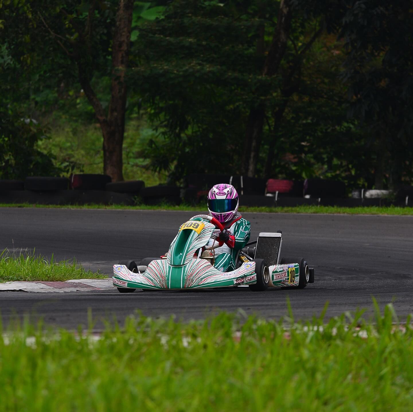 A mega weekend at @esharkindonesia round 4 and #ROKCupAsia round 2! We qualified down in 7th but after the first heat we were up to 5th. After rthe pre final we were second and would tart the final from the front row of the grid. Into the first corner of the race, I took the lead and was now into first position through the race I held first position until 5 laps to go when I was pushed off the track by another driver. The driver received a 20 second penalty and I was promoted to 4th. In the B final I started 2nd and in. The 2nd corner I was into the lead and remained there until the chequered flag. Thanks to everyone involved and we’ll see you at the Asia pacific karting championship held at @rokcupsingapore in 2 weeks time!