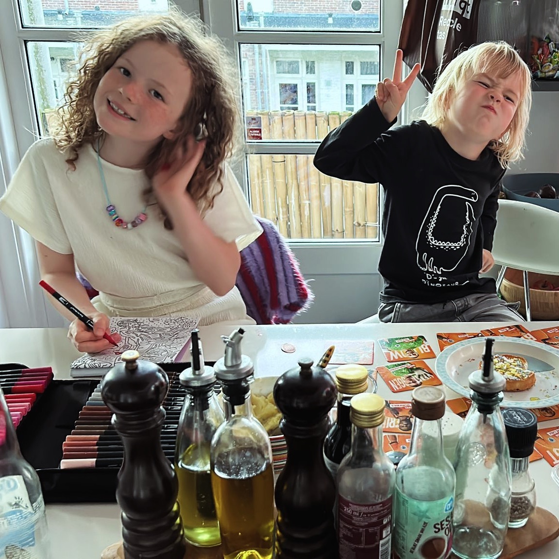 Papa’s weekend was a hit 🤩! It always is, but the first time my mother’s guilt was completely and utterly unnecessary.
Friday evening they went for a sleepover at one of Robin’s best friends who has a kid Miko’s age. A surprise sleepover, which was very much appreciated, and Miko made a new friend with Robin’s friend’s son.
Saturday was a big birthday party for Lily’s best friend, whose brother is one of Miko’s best friends. They had a blast, and couldn’t shut up when telling me all about it on FaceTime Saturday evening.
They watched the Eurocup. Ate pancakes. Went to playgrounds. Did shopping together for their Monday lunchboxes (yes! I didn’t have to do any of that!)
And they remembered that mama wanted a pizza when back (sorry @la.mama.gaia , it’s a tradition now, you know why 😅). So 5 minutes after arrival, they were all ready to go to @depizzabakkersoudzuid 💃
They were happy, chatty, and yes – I got very long hugs and was told that I was missed, and they were happy to have me back, but there was no drama. No tears. They enjoyed papa’s weekend 💯
All that time when I was stressing out about leaving for the whole weekend was a waste of me stressing out!
Thank you @bergmans.robin for being an awesome husband, and father of the year!
Lesson learned: next year we make it women’s week retreat in south of France with @mamamoon.health 😎
#seventhseries #husbandoftheyear
.
.
.
.
.
.
.
.
.
.
.
.
.
.
.
.
.
.
.
.
#motherhood #mamamoon #mamamoonretreats #mamamoonhealth #mentalhealthmatters #womenshealthmatters #womenshealth #yogaretreat ##dadlife #motherhoodjourney #dadrules #mothersguilt #momlife #momlifebelike #mumssupportingmums #honestlymothering #motherhoodlens #mumslife #momtruth #honestmom #honestmotherhood #moederschap #macierzyństwo #matkawariatka #momoftwo