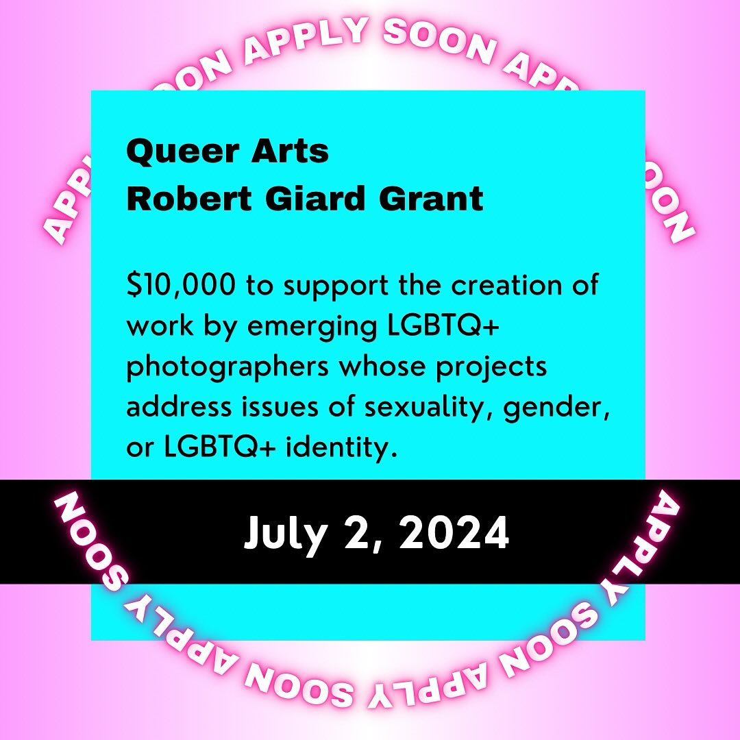 JULY GRANTS
$10,000
LGBTQ+, Photography
⏳ Due 7/2/2024
Queer Arts - Robert Giard Grant for Emerging LGBTQ+ Photographers: $10,000 to support the creation of work by emerging LGBTQ+ photographers whose projects address issues of sexuality, gender, or LGBTQ+ identity.
https://www.queer-art.org/giard-grant
#unrestrictedfunds #junegrants #artists #callforentries #deadline #grants #grantwriting #artprize #grantconsultant #grantpro #fundraising #development #lgbtqia #photography
