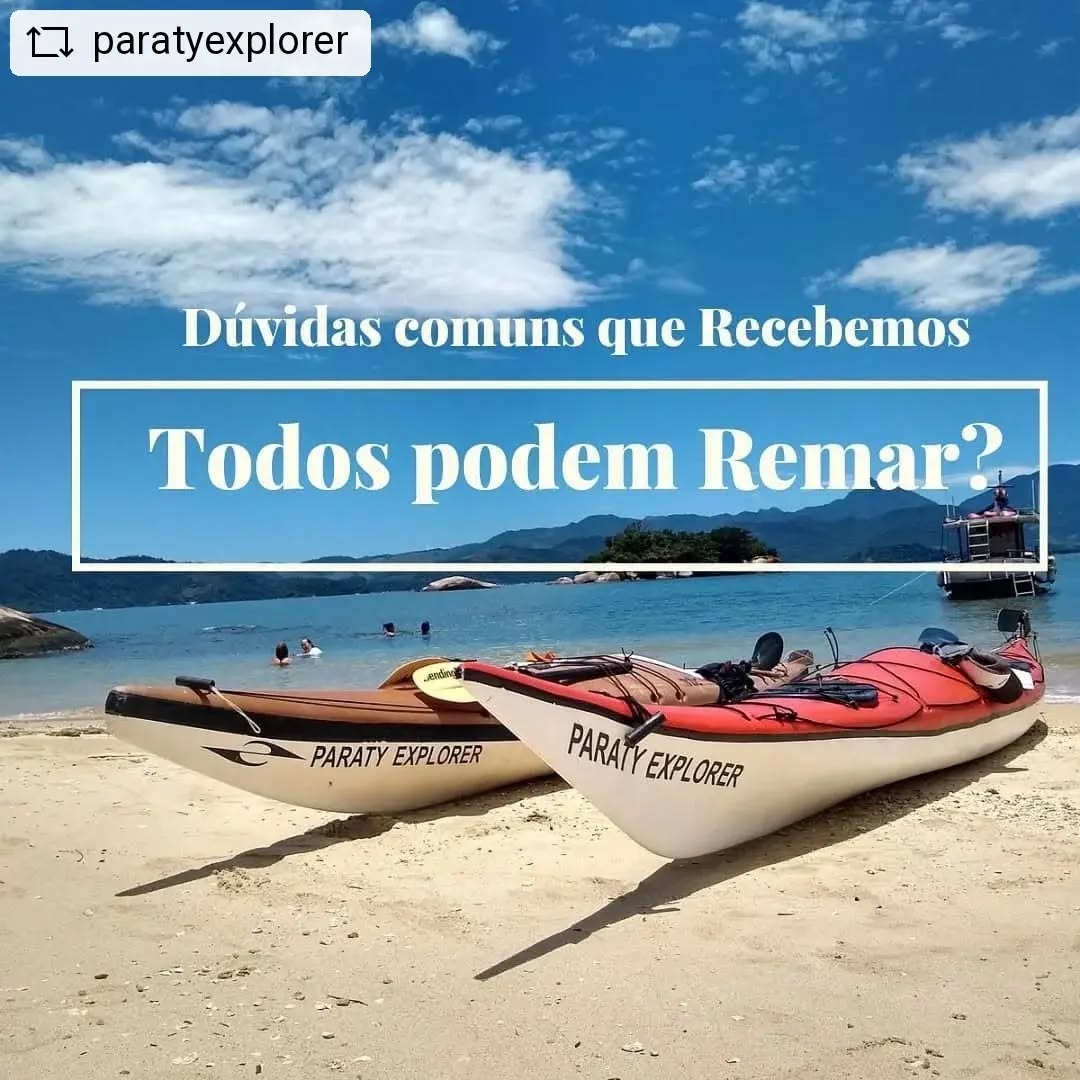 #tbt Sim, Todos Podem Remar!
Cada um no seu Tempo
Cada um no seu Ritmo
Cada um na sua distância, mas todos podem remar.
Baia de Paraty é super segura, abrigada e com dezenas de praias.
Nossos Guias de Turismo e condutores são Treinados e Conhecedores da região.
Nossos Equipamentos, são certificados e com manutenção em dia.
Zelamos pela Diversão e Segurança.
Venha Experimentar
Venha Conhecer
Venha Entender, porque Amamos Paraty!
#tbt de Quinta Feira
#Paraty #agenciadeturismo #turismo #passeios #oquefazeremparaty #Mtur #Abeta #caiaqueoceanico #caiaqueiros #caiaquebrasil #seakayak #PertodeSP #riodejaneiro #travel #viagem #paratyexplorer #ferias #paratyzando #tours #ilhas #praiasdeparaty #repostandroid #repostw10 #julho