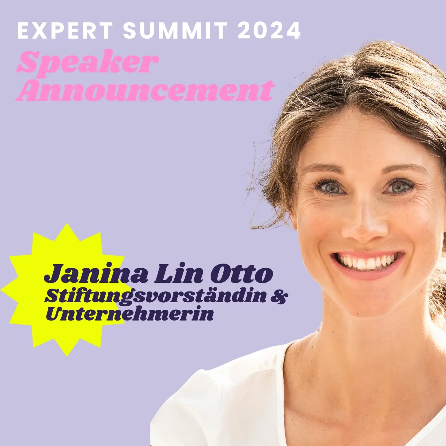 🌟🔥🚀 Bereit, die Zukunft mitzugestalten? Wir freuen uns auf inspirierende Einblicke von Janina Lin Otto beim Nutrition Hub Expert Summit 2024!
Stiftungsvorständin, Unternehmerin, Podcasterin, Keynote Speakerin und Philanthropin - heute möchten wir euch eine unserer herausragenden Speakerinnen vorstellen - Janina Lin Otto!
„Gute Ernährung ist genauso individuell wie wir Menschen“, sagt Janina. Seit sie denken kann, interessiert sie sich für gesunde Ernährung. Schon als Kind entwickelte sie beim Anbau von Gemüse und Sammeln von Kräutern im heimischen Garten ein Gespür für die Herkunft und Nachhaltigkeit von Lebensmitteln. Später schrieb sie ihre Diplomarbeit über die Wertschätzung von Lebensmitteln in Deutschland und gründete früh ihr erstes Unternehmen mit regionalen und gesunden Produkten.
Heute möchte Janina Lin Otto ihr Wissen und ihre Erfahrung mit möglichst vielen Menschen teilen. Als Unternehmerin und Stifterin ist sie überzeugt, dass Bildung und Aufklärung die Schlüssel für gesunde Ernährung und ganzheitliches nachhaltiges Handeln sind. Zudem ist sie regenerative Landwirtin und lebt mit ihrer Familie auf einem Selbstversorgerhof. Als „Frau Ultrafrisch“ teilt sie Tipps und Rezepte für gesunde Ernährung auf Social Media.
✨ Ihr Beitrag beim Expert Summit 2024:
Janina Lin Otto wird gemeinsam mit Hanni Rützler und Margareta Büning-Fesel der Frage nachgehen: "Die Zukunft gestalten - welche Weichen müssen in den nächsten 2 Jahren gestellt werden? Was kommt auf uns zu?"
Eine so wichtige und spannende Diskussion - We can't wait 🤩
🔜 Nicht verpassen: Nutrition Hub EXPERT SUMMIT 2024
📅 12. September 2024, ab 10 Uhr im Spielfeld Digital Hub Berlin
➡️ Mehr Infos und Tickets über den Link in der Bio 💜