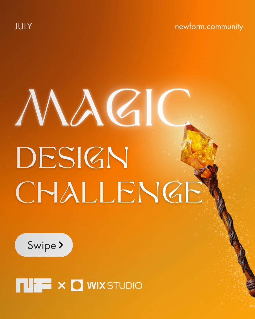 💬 Comment “CHALLENGE” below for the link to join!
-
🚀 Unleash your creativity with NewForm’s Magic-Themed Web Design Challenge this July! 🎨 Design a homepage or dashboard inspired by Magic and stand a chance to win up to $1,500! 💻 No tool restrictions, plus a special bonus for @WixStudio designs.
-
🌟 Your work could be featured to 900K+ designers on @dailywebdesign & @uiuxdailytips and our vast newsletter audience.
-
And dive into a community FILLED with amazing designers who have worked with Adobe, Wix, Amazon, Meta, Dribbble, and many more of the world’s largest tech & design brands!
-
📆 Mark these dates:
Challenge Start: July 1st
Submissions Due: July 21st
Winners Announced: July 24th
-
📥 Submit via our NewForm Community Discord and be seen by the best.
-
Ran by @uibykole, @ninagouletcreative and @brand0ngr0ce in partnership with Wix Studio
-
#ui #ux #uiux #uxui #uidesign #uxdesign #website #figma #wixstudio #dribbble #uitrends #webdesign #uitips #designtrends #behance #uiinspiration #designtips #uiuxdesign #uxinspiration #userexperience #websitedesign #userinterface #uiuxdesigner #interfacedesign #userinterfacedesign #designchallenge #uxdesigner #webdesigner