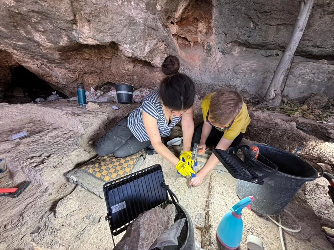 The next generation of archaeologists in training!
#archaeology
#prehistory
#levallois
#lithics
#flintknapping