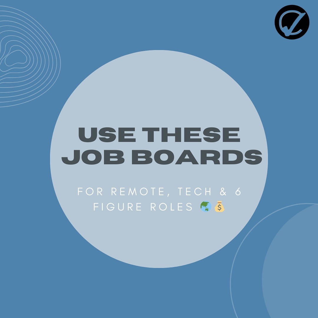 Interested in remote working or tired of just relying on LinkedIn for your search?
Save this post for a list of job boards to use outside of LinkedIn for remote, tech and high paying roles 🌍💰
For further tailored support, drop us a message or visit the website today #verifyyourcareer
@careerverified
#careerverified #jobsearch #remotejobs #jobboards #careeradvice