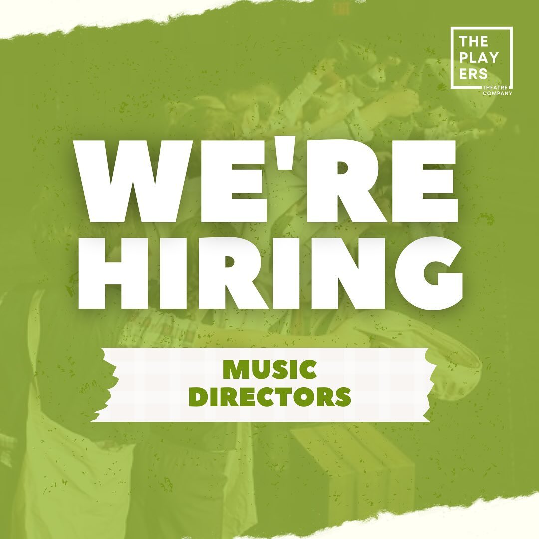 WE’RE HIRING! Looking to expand our team to include new Music Directors and Drama Instructors for our Fall/Winter season. Applicants should have experience teaching kids ages 3-12.
Interested? Send us an email with your resume to theplayerstheatreco@gmail.com.
Tag someone below in the comments who you think will be a great fit for our Players family. 💚💙🎭🎤
#kidstheatre #kidsprograms #dramateachers #musicteachers #theatretoronto #theplayerstheatrecompany