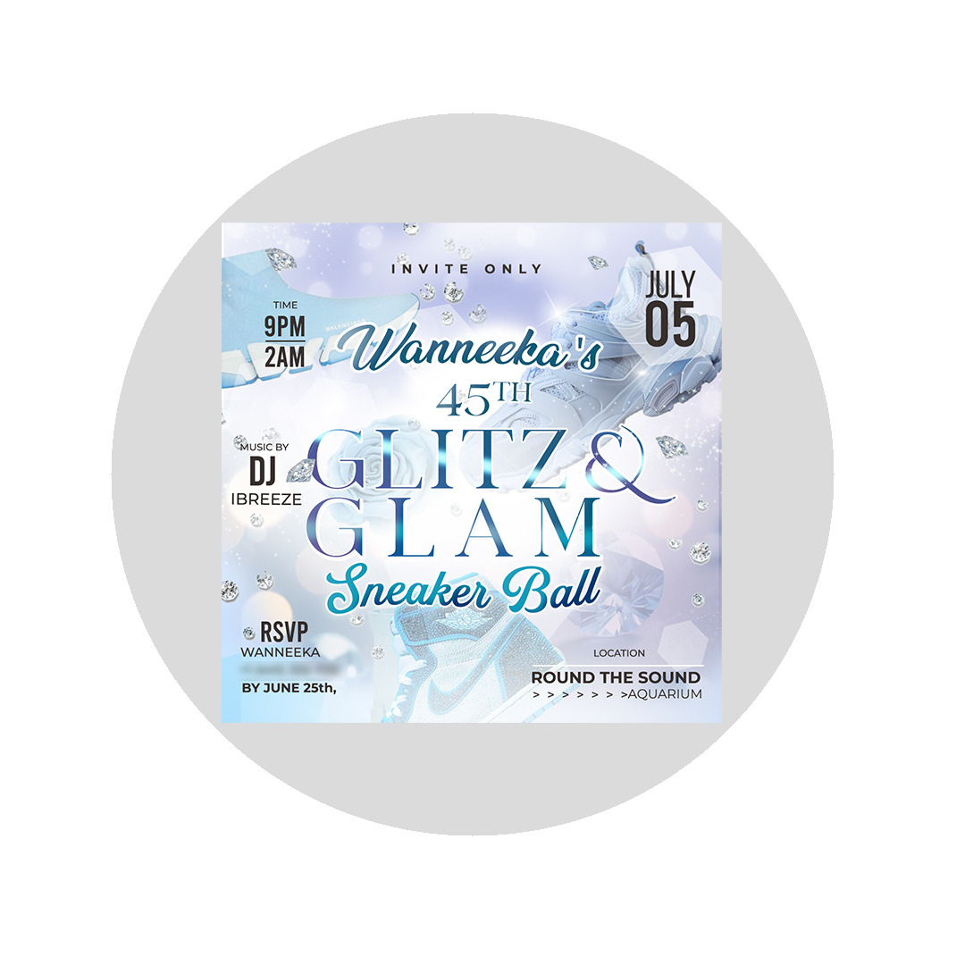 Birthday invite/flyer design for @wanneeka_ #flyerdesign #invitedesign #graphicdesign #bermudagraphicdesign #designers