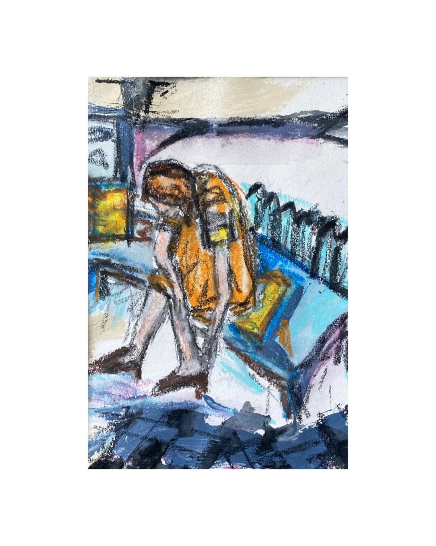 #endlichferien #barfußinfarbe #artoftheday #orangeblue