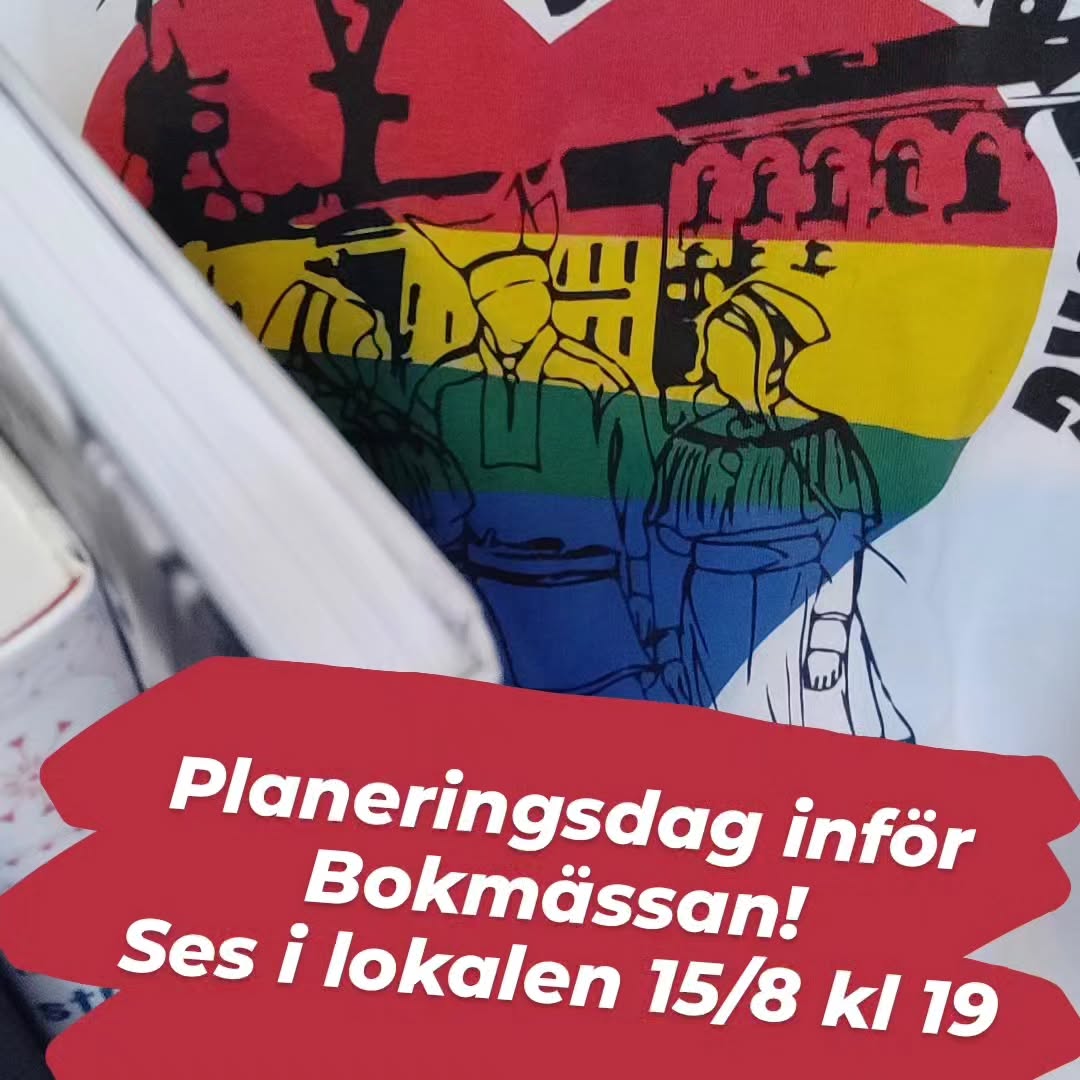 15 augusti ses vi och planerar Sameföreningens deltagande i @bokmassan 26-29 september! 2024 års tema är Sápmi!
Vill du vara med? Dyk upp i lokalen kl 19. Såklart bjuder vi på mat och kaffe.
Har du aldrig varit i lokalen tidigare? Skriv till föreningen för vägbeskrivning!
Bures boahtin/välkommna!
❤️💚💙💛
#sameföreningeniGBG #bokmässan2024 #sápmi #wearestillhere