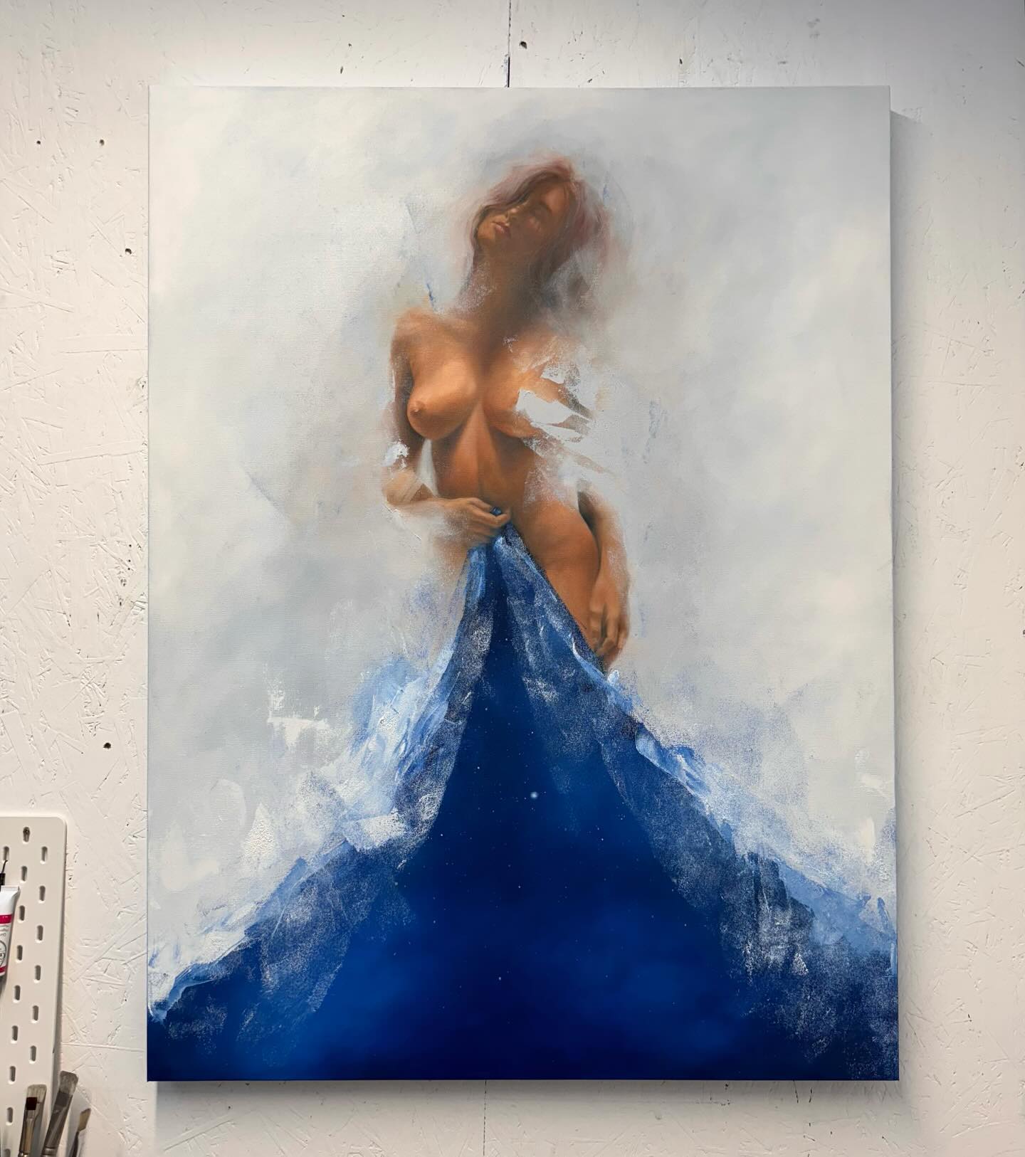 Letting this one rest for a while.
#oiloncanvas #figurativepainting #newpainting #artwork