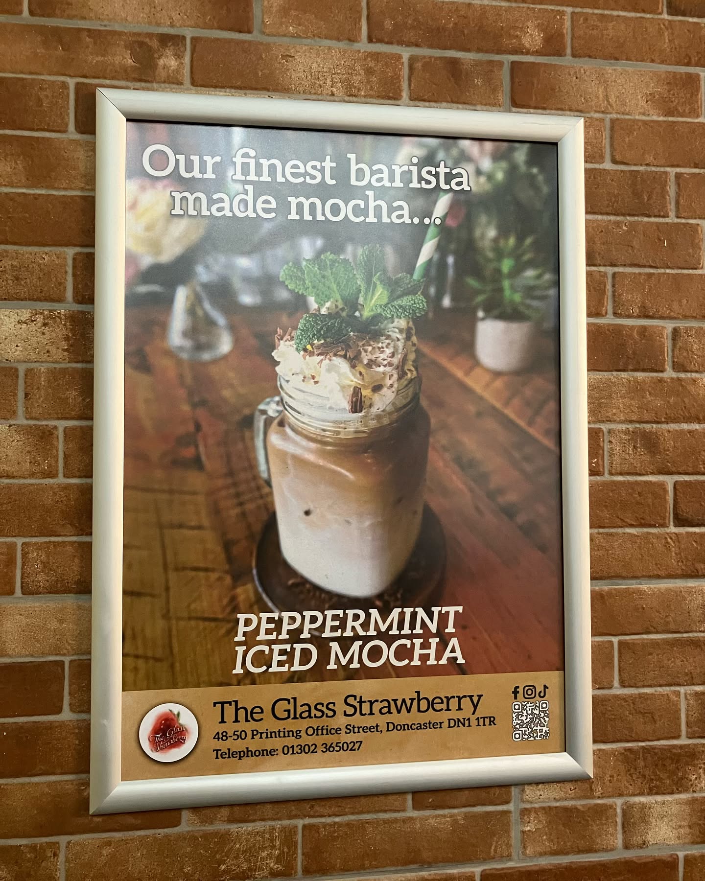 Branded poster series for @theglassstrawberry