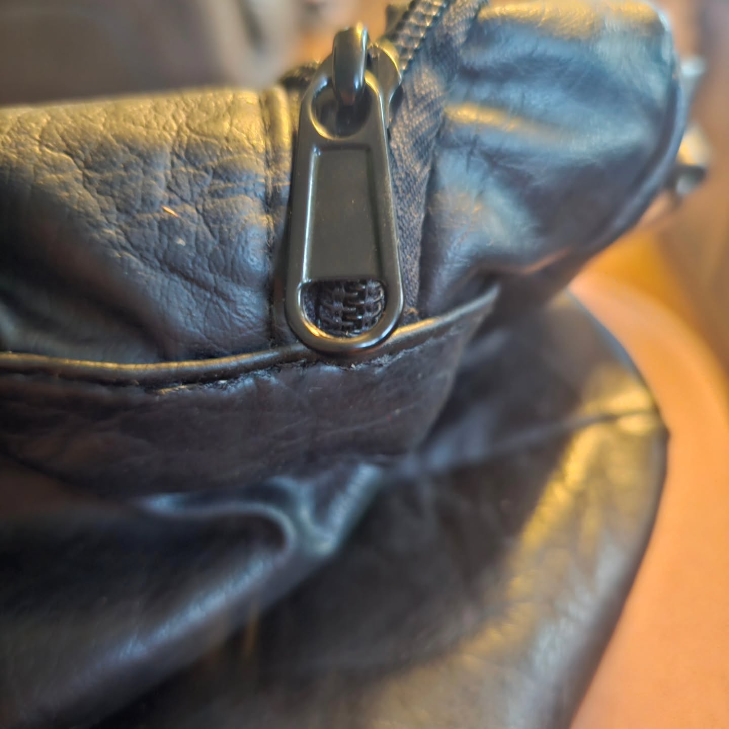 New zipper slides and velcro repair. #customleathersplus #repair