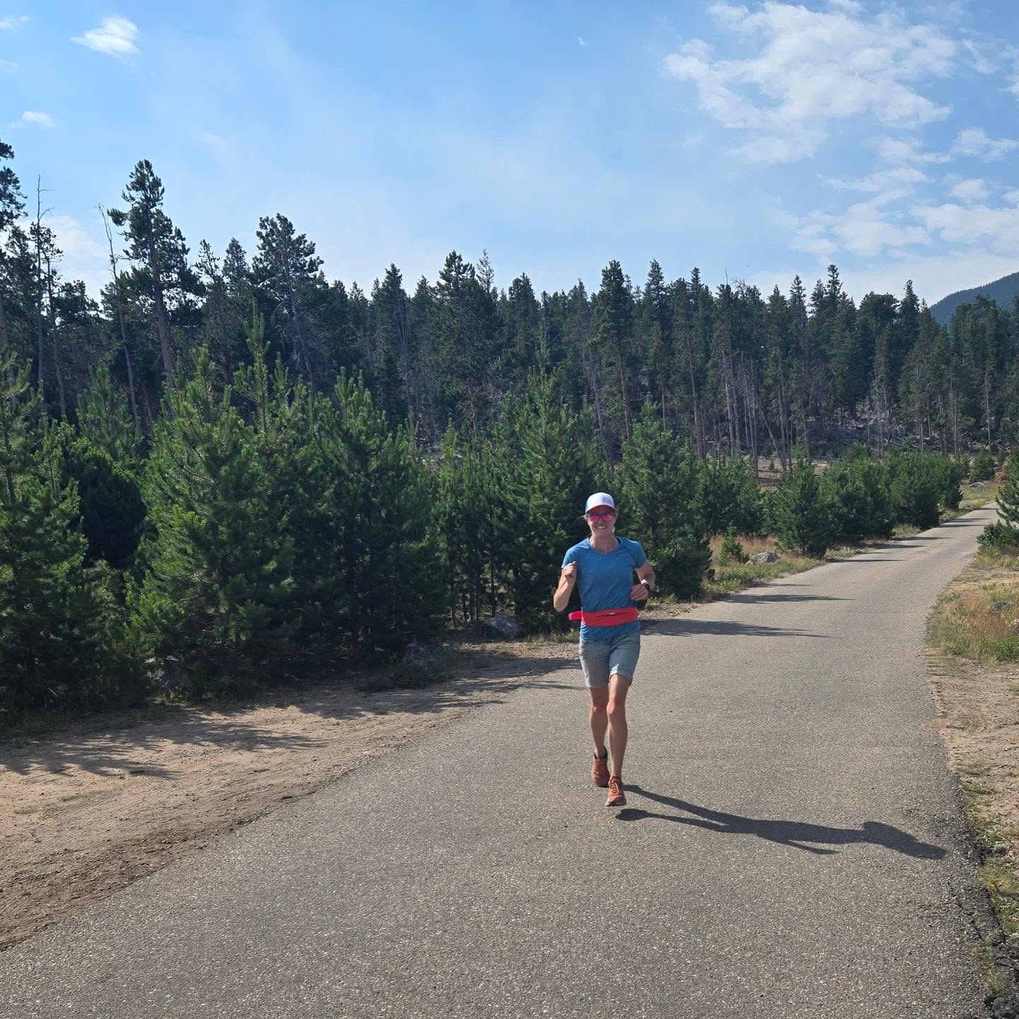 I ran in jean shorts today! We went to Rocky Mountain National Park to escape the heat, and I was excited to do some trail running. However, I forgot my running shorts, so I had to improvise. I also noticed the mountain lion warning in all of the bathrooms. This had me a bit worried, but there is always a risk when trail running, and this includes animal encounters (both good and bad).
I stuck to popular trails near the campground and Bear lake. Plus, I started my run at 8:30 and not at sunrise. Despite this, I couldn't help but look behind me a bit more than usual.
This got me wondering just how often mountain lions attack and, in particular, trail runners? Was there a recent attack in RMNP I wasn't aware of? All things I can look up, I guess. I'm curious what others would do if they noticed this warning?
#RMNP #rmnptrails #trailrunning #mountainlioncountry #runningafter40 #runningdietitian