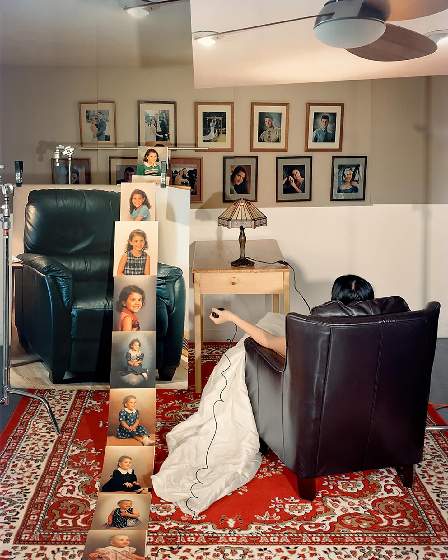 Quincey Spagnoletti (@quinceyspagsphoto) was born in Syracuse, NY and currently lives in Boston, MA. She earned her Bachelor of Arts from Colgate University in Art & Art History where she was the recipient of the Gary M. Hoffer Prize for Excellence in Photography. Her project, “In the Spare Room,” was featured at the National Conference on Undergraduate Research, Visual Arts, in LaCrosse Wisconsin. She is a graduate of the Post-baccalaureate certificate at the School of the Museum of Fine Arts (SMFA) at Tufts University and is currently a candidate for the MFA at the SMFA at Tufts University.
“When I look back at my childhood and how I was raised I am confronted with ideas and notions on how a woman is supposed to act and “perform” for society. Through my pictorial and arts-related explorations of womanhood, I strive to push back against the traditional norms that have dominated my upbringing, in the process highlighting the challenges of my own internalizations of a woman’s role and my attempts to disrupt and unlearn what I have inherited. Beginning with personal narratives and conversations with the maternal figures in my life, I set out to construct my own perception of space, and inheritance, based on memory. I incorporate human-scaled objects and props, the stuff of childhood and growing up, to ornament this investigation of perception. It is my intention to have the viewer question my intentionality and awareness, to wonder about where I am situated in the narrative of the work.” - Quincey Spagnoletti
Check out Quincey’s work and others in the Self-Portrait 2 issue of Pearl Press at pearl-press.com/self-portrait2
-
#pearlpress