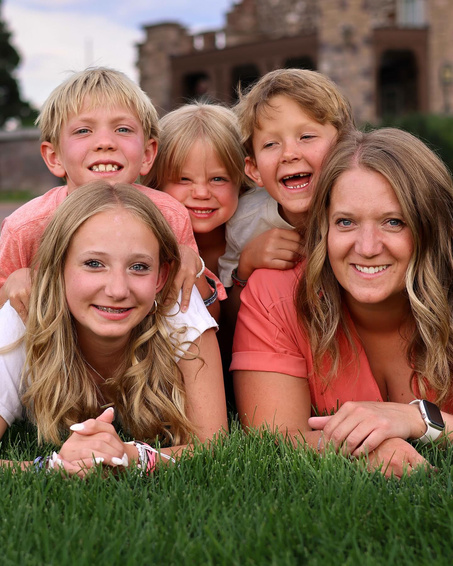 This family photo brought to you by pure chaos and promises of ice cream after! But it was so much fun!